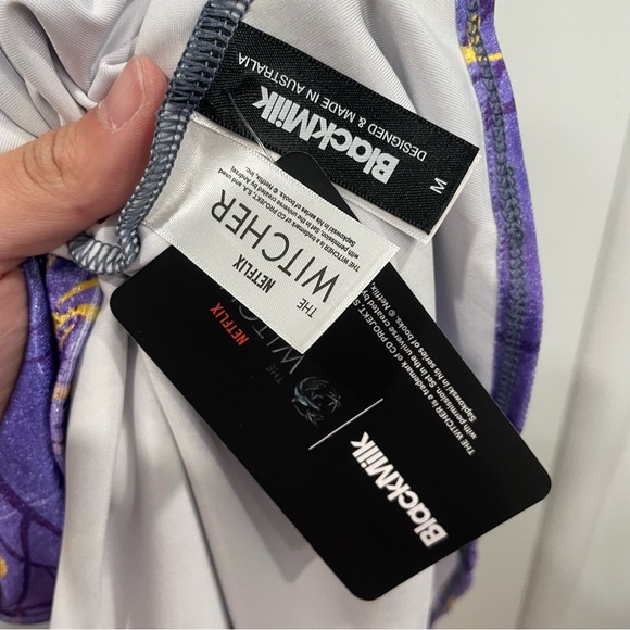 Blackmilk x The Witcher Yennefer Velvet Mini Strappy Dress Purple - Picture 4 of 4